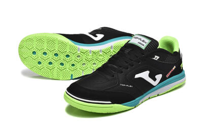 Joma Top Flex IC Football Shoes - Black/White/Yellow