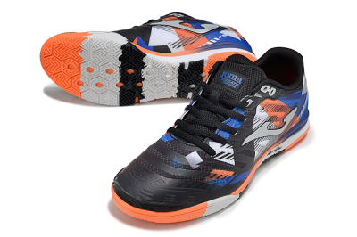 Joma Top Flex IC Football Shoes - Black/Red/Blue