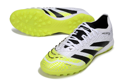 Adidas Predator 25 Elite TF Football Shoes - White/Black/Yellow
