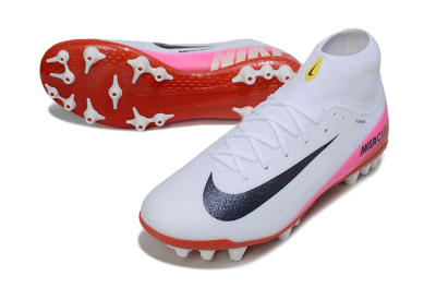 Nike Air Zoom Mercurial Superfly 10 Academy AG Football Boots - White/Black/Pink