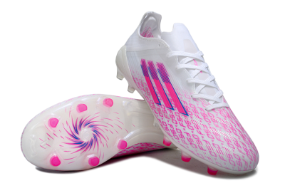 Adidas F50 Pro FG Football Boots - White/Pink/Blue