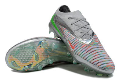 Nike Phantom 6 Elite Low FG Football Boots - Silver/Red/Yellow
