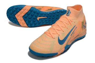 Nike Air Zoom Mercurial Superfly 10 Elite TF Football Shoes - Pink/Blue/Yellow