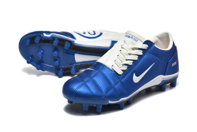 Nike Air Zoom Total 90 III FG Football Boots - Blue/White