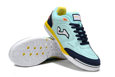 Joma Top Flex IC Football Shoes - Jade/Silver/Blue