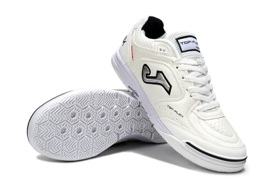 Joma Top Flex IC Football Shoes - White/Silver/Black