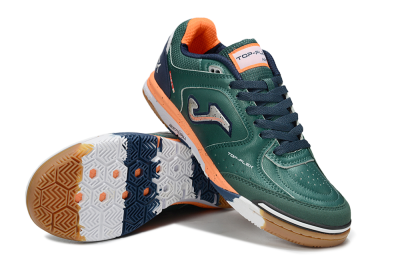 Joma Top Flex IC Football Shoes - Green/Silver/Blue