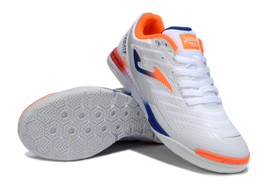 Joma Top Flex IC Football Shoes - White/Blue/Red