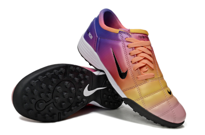 Nike Total 90 III TF Football Shoes - Pink/Yellow/Purple