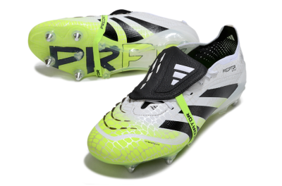 Adidas 25 Predator Elite Foldover Tongue SG Football Boots - White/Yellow/Black