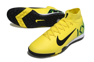 Nike Air Zoom Mercurial Superfly 10 Elite TF Football Shoes - Yellow/Black/Green