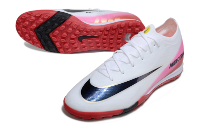Nike Air Zoom Mercurial Vapor 16 Elite TF Football Shoes - White/Black/Red