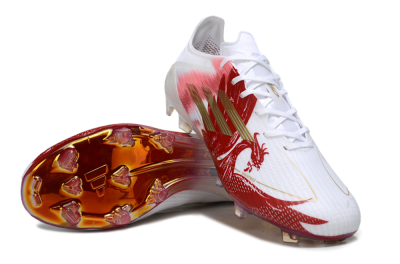 Adidas F50 Pro FG Football Boots - White/Red/Gold