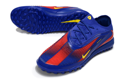 Nike Phantom 6 Low Elite TF Football Shoes - Blue/Red/Yellow