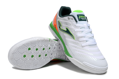 Joma Top Flex IC Football Shoes - White/Yellow/Red