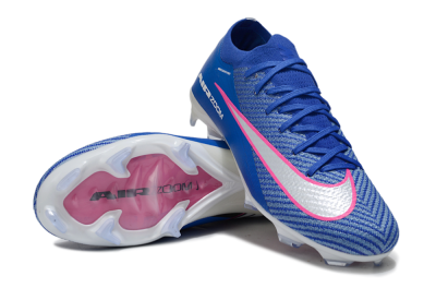 Nike Air Zoom Mercurial Vapor 16 Elite FG Football Boots - Blue/Pink/Silver