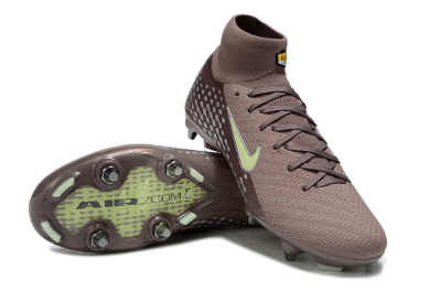 Nike Air Zoom Mercurial Superfly 10 Elite SG Football Boots - Brown/Yellow/White
