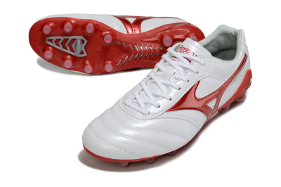 Mizuno Morelia 2 FG Football Boots - White/Red