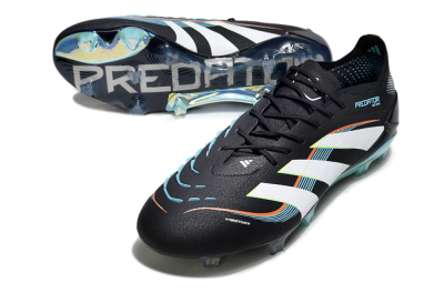 Adidas Predator 25 Elite FG Football Boots - Black/White/Jade
