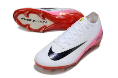 Nike Air Zoom Mercurial Vapor 16 Elite FG Football Boots - White/Pink/Red