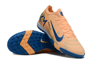 KM x Nike Air Zoom Mercurial Vapor 16 Elite TF Football Shoes - Orange/Ocean Blue/Sandy Peach