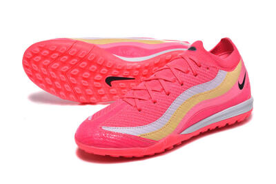 Nike Air Zoom Mercurial Vapor 16 Elite TF Football Shoes - Pink/Vibrant Pink/Soft Yellow