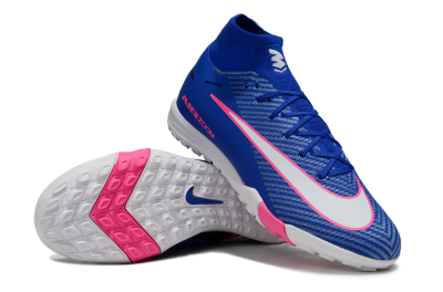 Nike Air Zoom Mercurial Superfly 10 Elite TF Football Shoes - Blue/Electric Pink/White