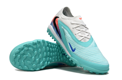 Nike Phantom 6 Low Elite TF Football Shoes - Aqua/Bright Aqua/Coral Pink