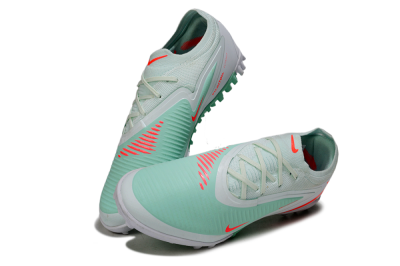 Nike Phantom 6 Low Elite TF Football Shoes - LightGreen/CoralOrange/White