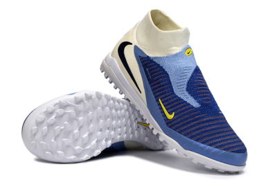 Nike Phantom 6 Elite High TF Football Shoes - Blue/Light Blue/Navy Blue