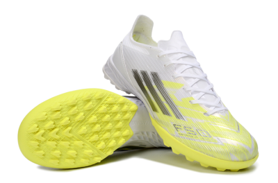 Adidas F50 Pro TF Football Shoes - Yellow/Luminous Yellow/White