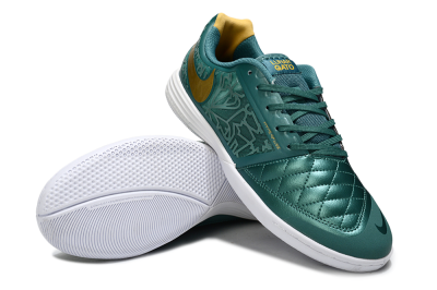 Nike Lunar Gato 2 IC Football Shoes - Teal/Golden Accent/White Sole