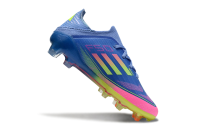 Adidas F50 Elite FG Football Boots - Blue/Neon Pink/Florescent Yellow