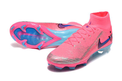 Nike Air Zoom Mercurial Superfly 10 Elite FG Football Boots - Pink/Electric Pink/Blue Ice