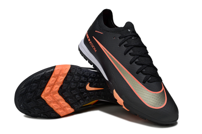 Nike Air Zoom Mercurial Vapor 16 Elite TF Football Shoes - Black/Electric Orange/Gold Rush