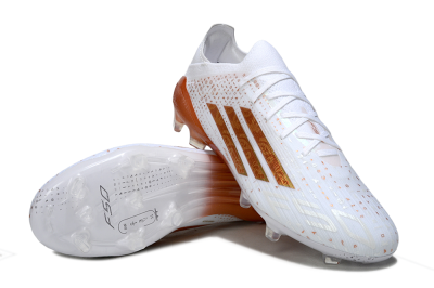 Adidas F50 Pro FG Football Boots - White/Metallic Copper/Solar Red