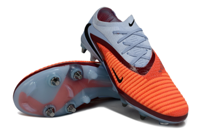 Nike Phantom 6 Low Elite SG Football Boots - Orange/Crimson Red/Sky Blue