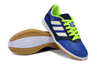 Adidas Top Sala IC Football Shoes - Blue/Lime Green/White
