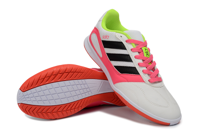 Adidas Top Sala IC Football Shoes - White/Neon Pink/Black