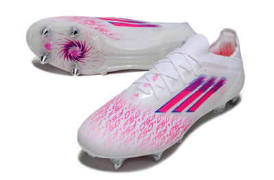 Adidas F50 Elite SG Football Boots - White/Electric Pink/Blue Mirage