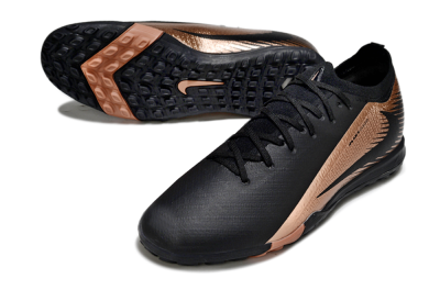 Nike Air Zoom Mercurial Vapor 16 Elite TF Football Shoes - Black/Rose Gold/Charcoal