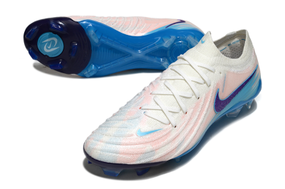 Nike Phantom GX 2 Elite FG Football Boots - White/Sky Blue/Purple