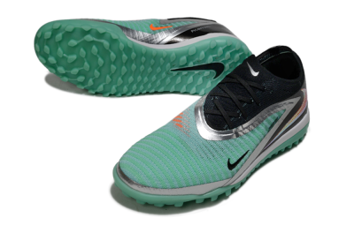 Nike Phantom 6 Low Elite TF Football Shoes - Green/Aqua Breeze/Silver Glimmer