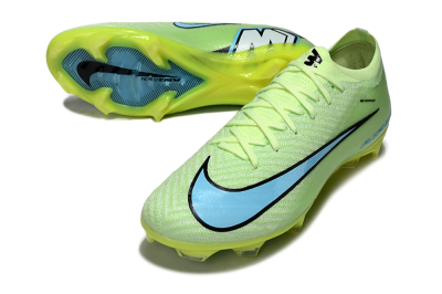 Nike Air Zoom Mercurial Vapor 16 Elite FG Football Boots - Lime/Aqua Blue/Neon Yellow