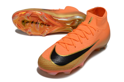 Nike Air Zoom Mercurial Superfly 10 Elite FG Football Boots - Orange/Sunset Orange/Gold Wave