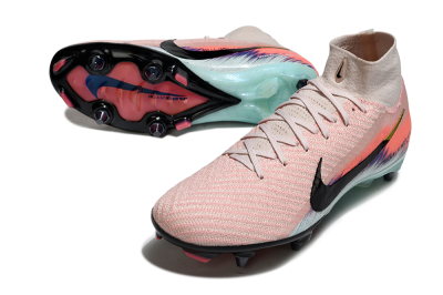 Nike Air Zoom Mercurial Superfly 10 Elite SG Football Boots - Pink/Sunset Pink/Aqua Blue