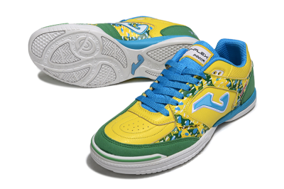 Joma Top Flex IC Football Shoes - Yellow/Green Grass/Blue Sky