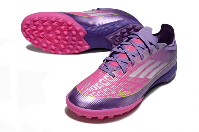 Adidas F50 Pro TF Football Shoes - Purple/Vibrant Pink/Lavender Bliss