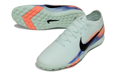 Nike Air Zoom Mercurial Vapor 16 Elite TF Football Shoes - Aqua/Coral Orange/Soft Blue