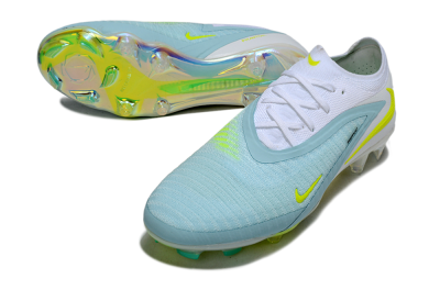 Nike Phantom 6 Low Elite FG Football Boots - Blue/Light Blue/Electric Yellow